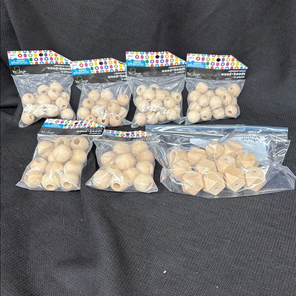 Wooden Beads for Crafting and macrame